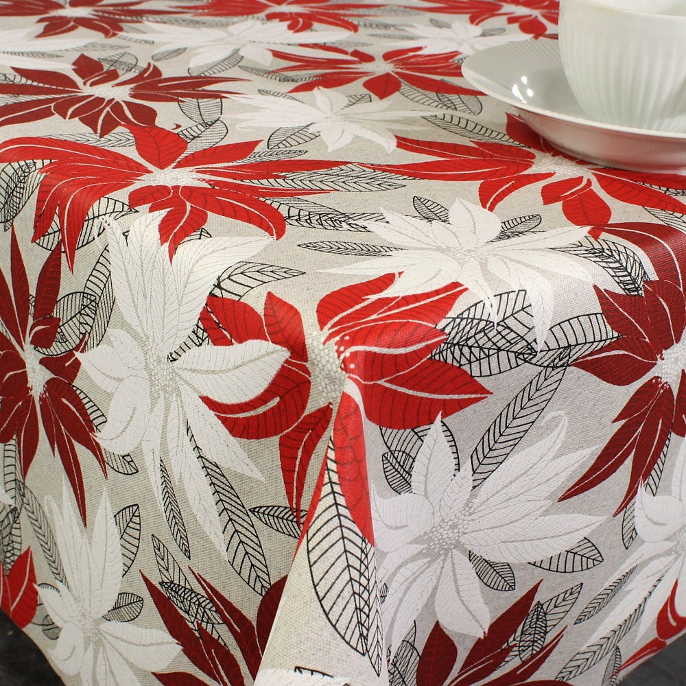 Euphorbia – Vacker textilvaxduk 150 cm bred