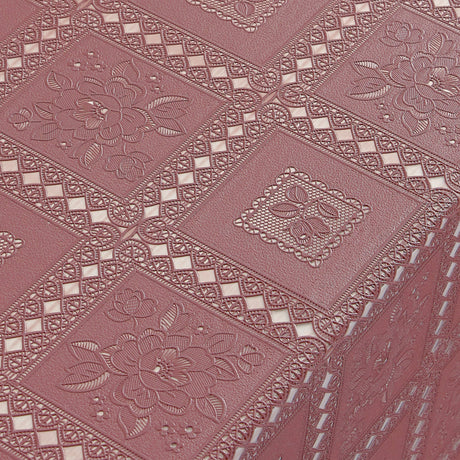 Spetsvaxduk Fanny - Mörk gammalrosa duk i spets