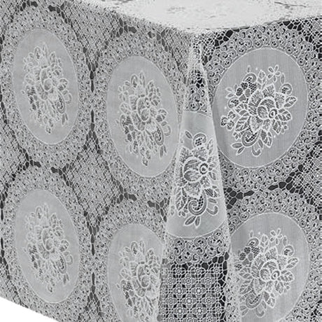 Spetsvaxduk Lissy - Vit duk i spets med vackra mönster