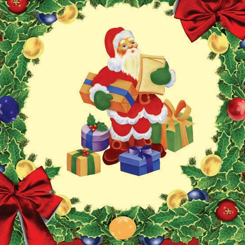 Julvaxduk, vaxduk med gamla julmotiv