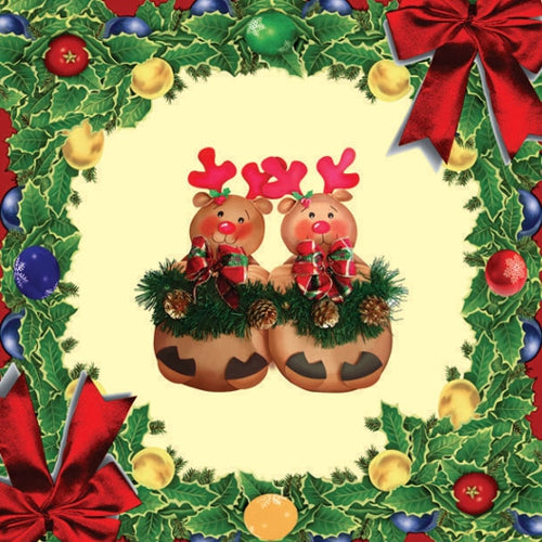 Julvaxduk, vaxduk med gamla julmotiv