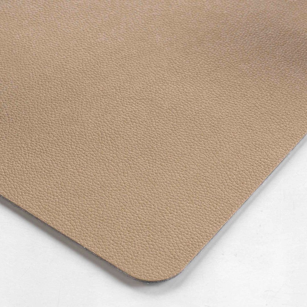 Bergame Natural – Bordstablett i konstläder 30 x 43 cm, vändbar