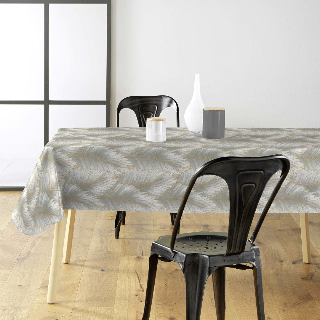 Betty Golden Palm – Elegant vaxduk med gyllene palmblad, miljö