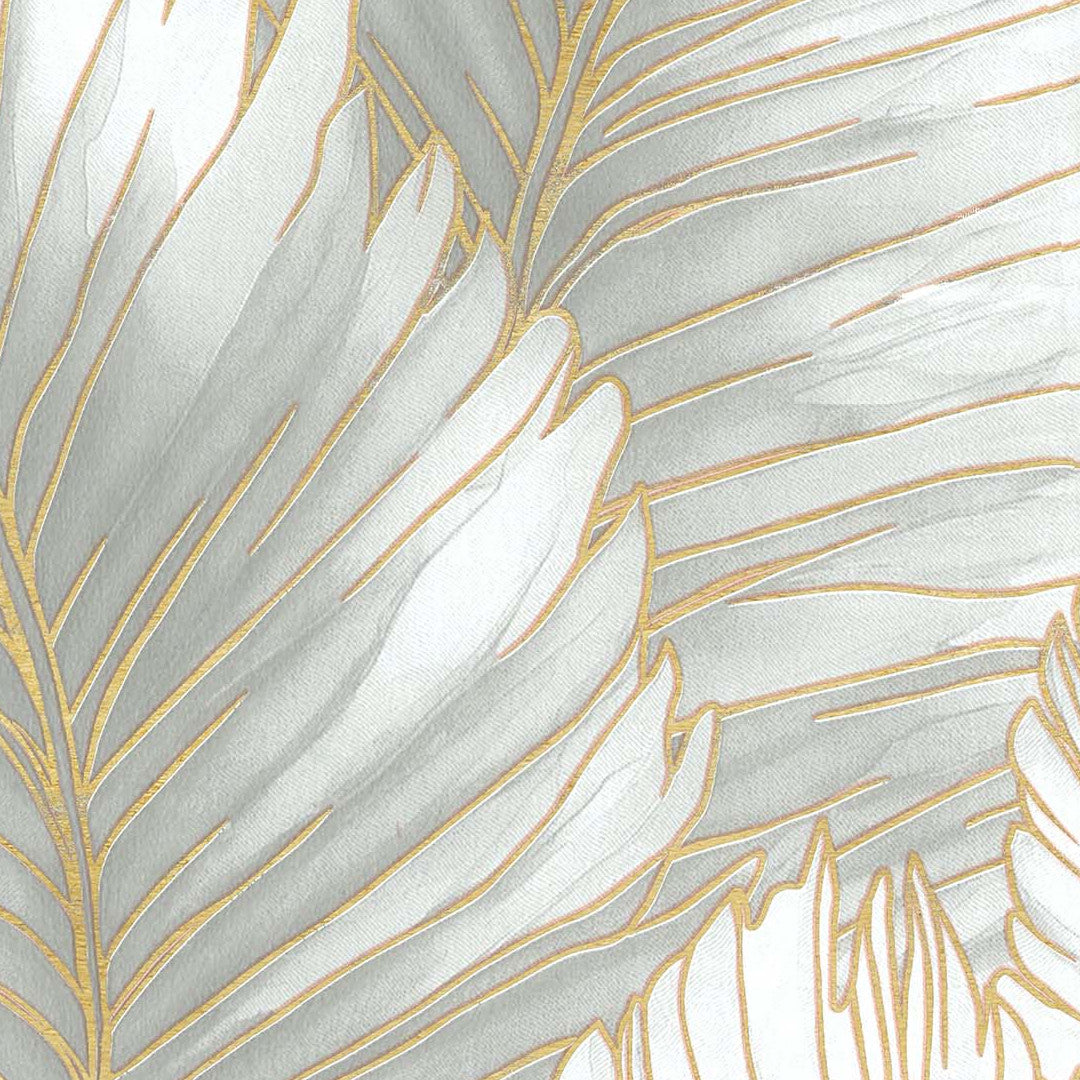 Betty Golden Palm – Elegant vaxduk med gyllene palmblad