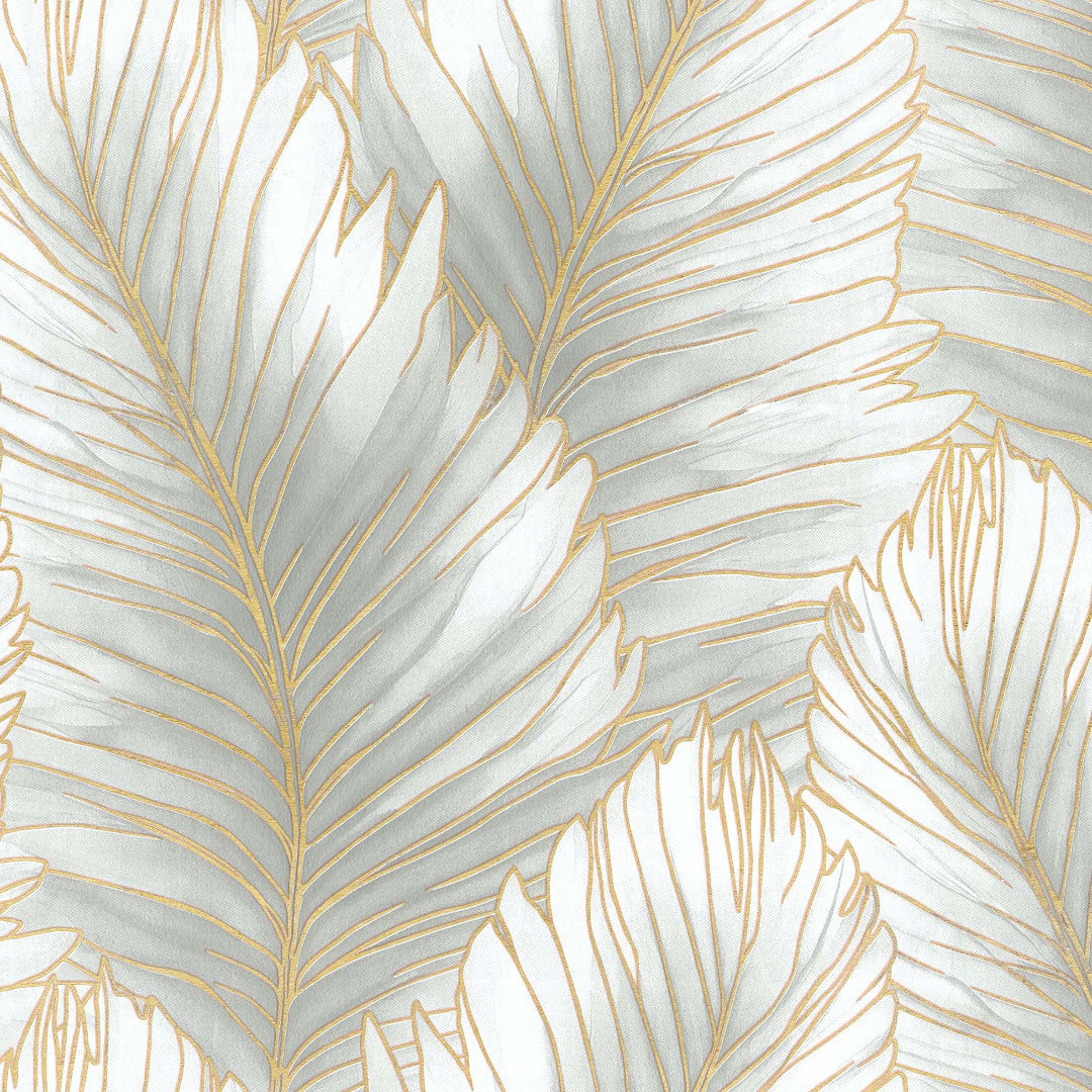 Betty Golden Palm – Elegant vaxduk med gyllene palmblad