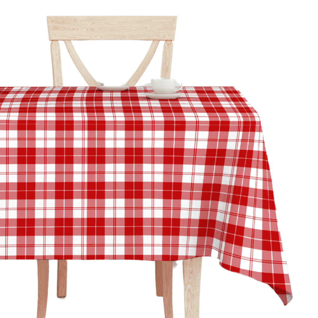 Brent Röd vaxduk – Klassisk charm och mysfaktor