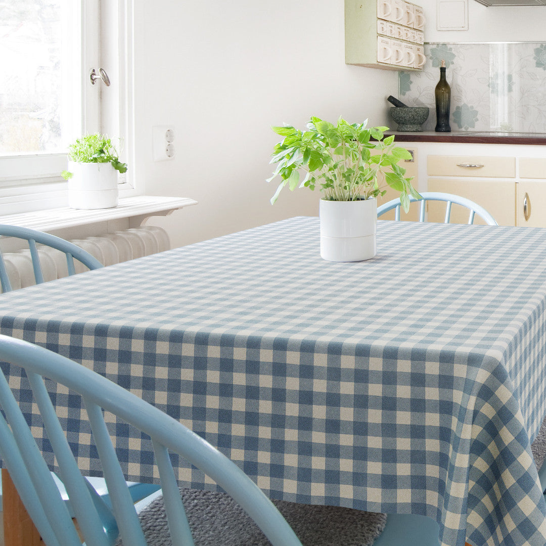 Careaux Blue – Extra kraftig vaxduk med klassiska blå rutor