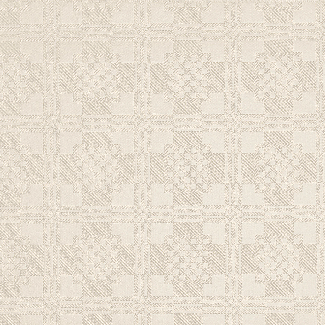 Champagne Damast - Elegant vaxduk med klassiskt damastmönster i champagne, mönster