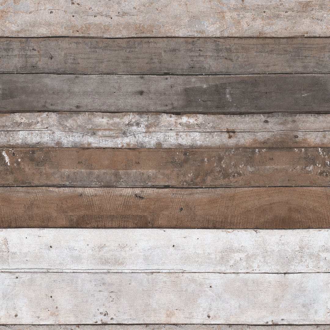 Cipres – Textilvaxduk med trälook i varma och kalla nyanser