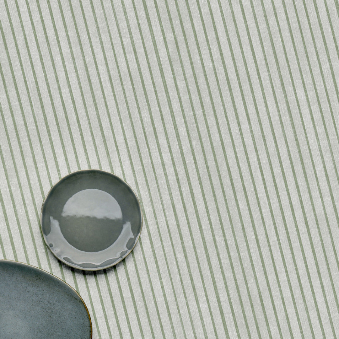 Claustra Sage - Vaxduk med ränder på längden