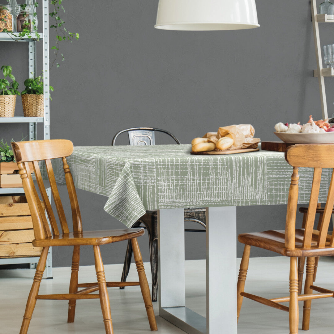 Dotsi – Extra kraftig vaxduk med prickmönster, miljö