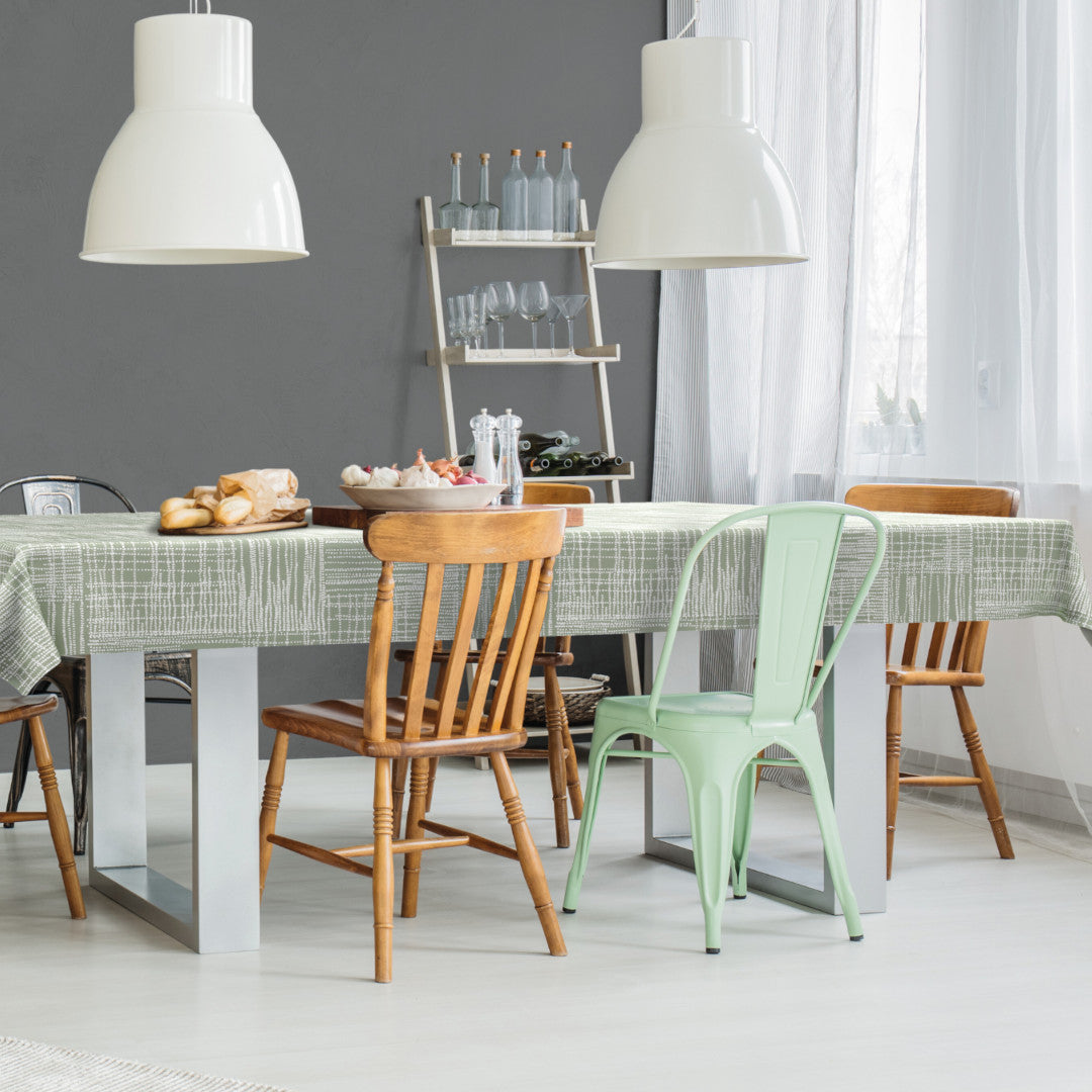 Dotsi – Extra kraftig vaxduk med prickmönster, miljö 1