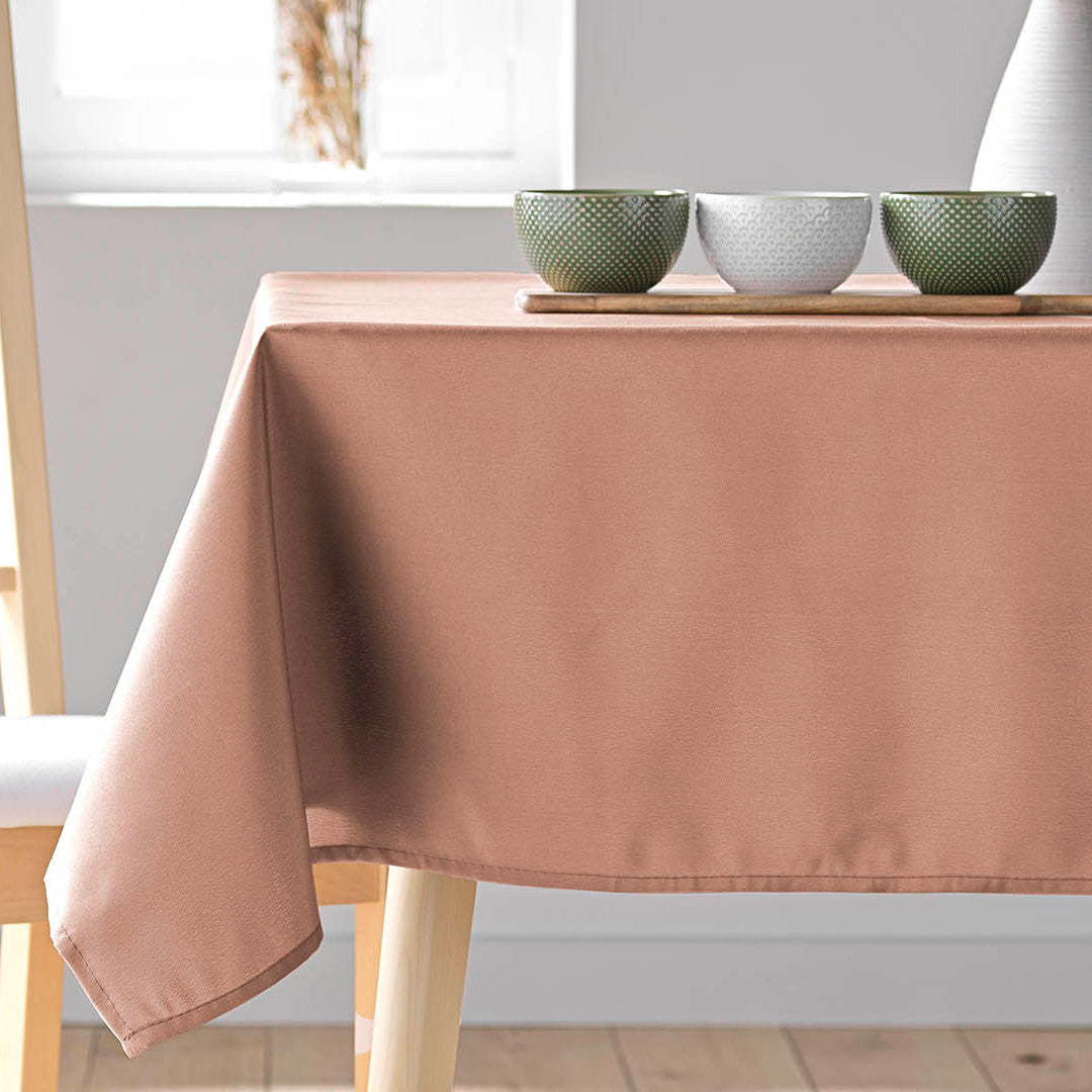 Närbild av Essentiel Blush - Enfärgad rektangulär duk 140 x 300 cm