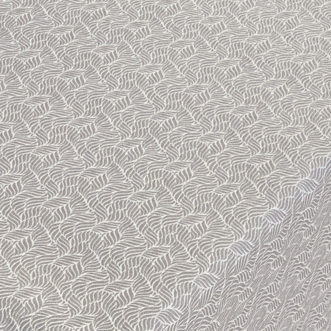 Estes Bølgeblad Sand - Textilvaxduk med glidskydd, 180 cm bred, mönster