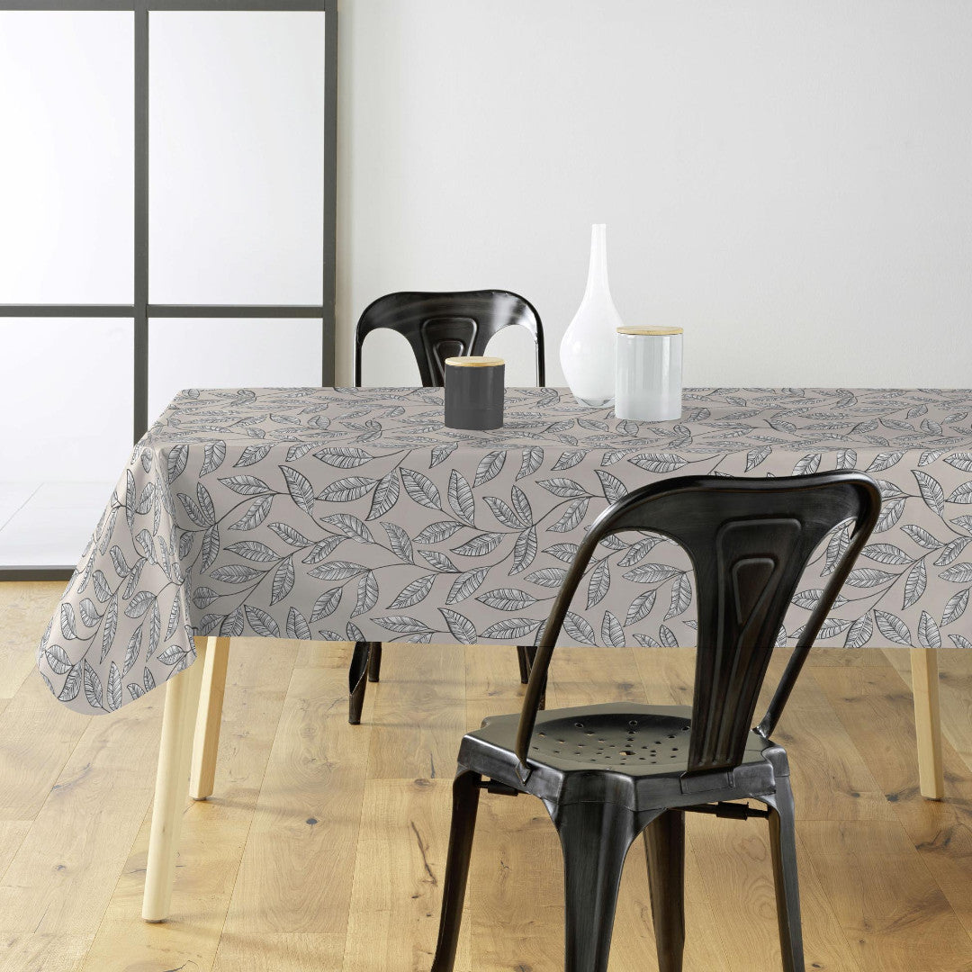 Evora Naturel - Vaxduk med botaniskt lövmönster, miljö