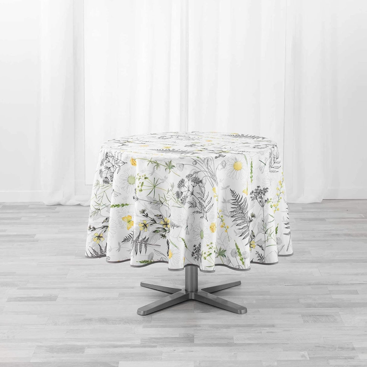 Floraison Ø 180 cm, rund duk med fläckavvisande behandling