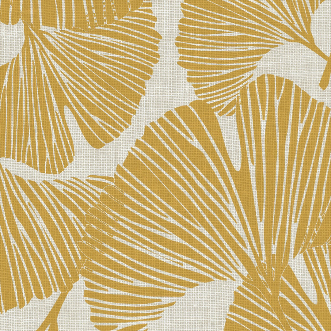 Ginkgo Honey – Extra kraftig vaxduk med textillook, mönster