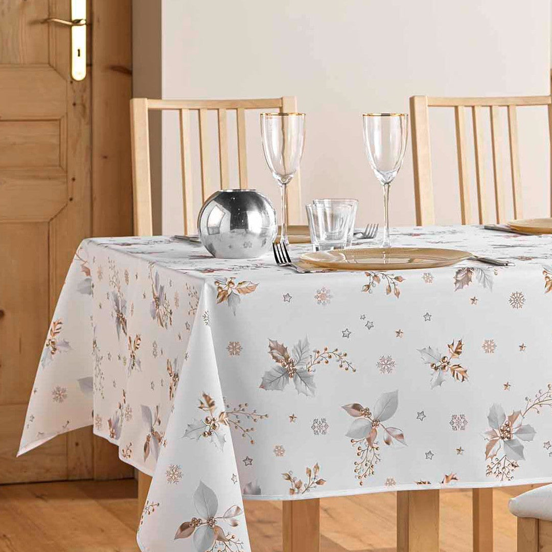 Guido Blanc - Julduk med järnek, 150 x 300 cm, miljöbild