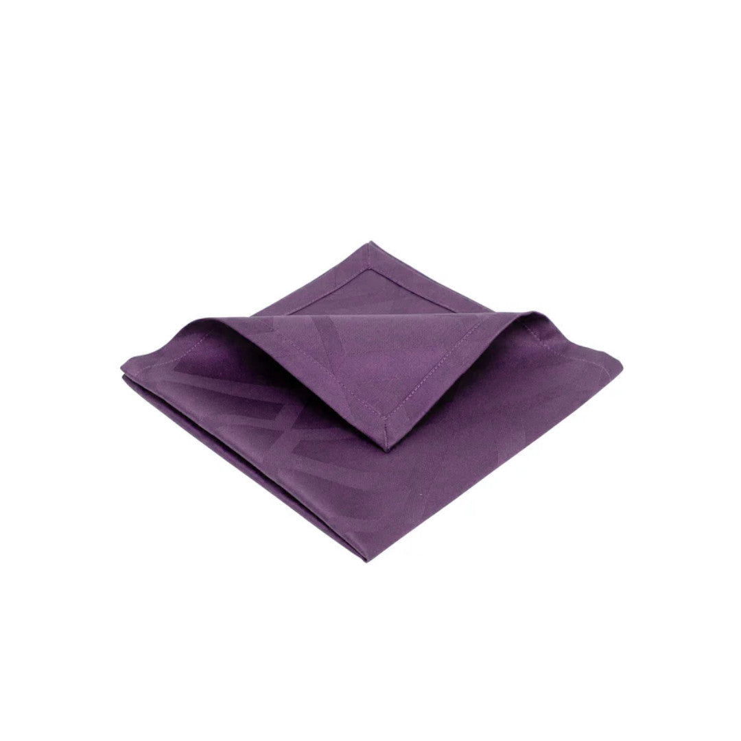 Compliments Servett Ice, lila – 45 x 45 cm, baksida