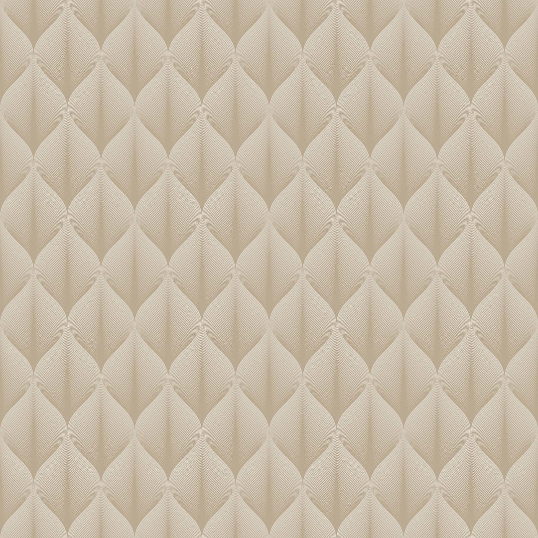 Kalini Luxury Natural - Vaxduk med grafiskt mönster och fantastisk 3D-effekt – mönster