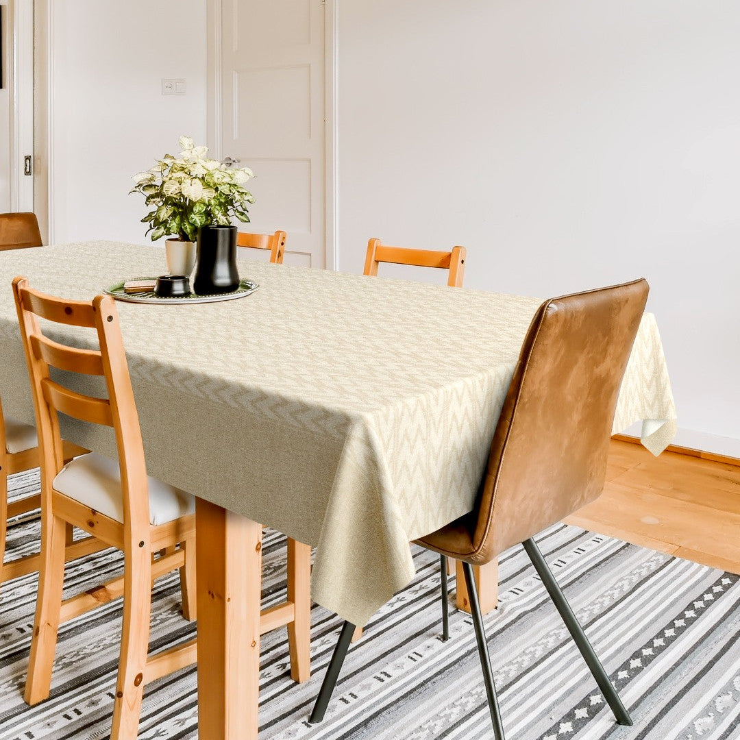 Kashmiria Sand – Extra kraftig vaxduk med textillook, hörn
