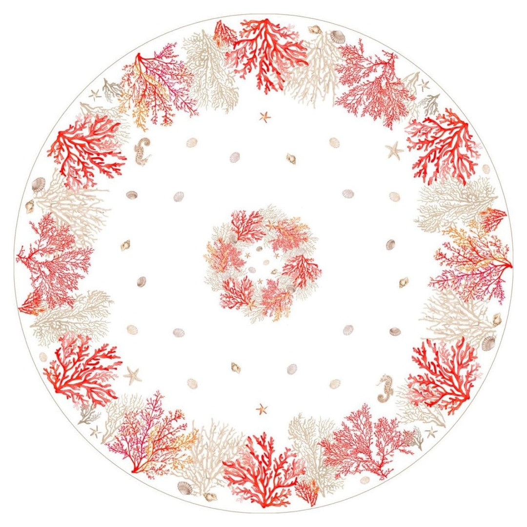 Lagon Corail - Rund provenceduk Ø 180, mönster