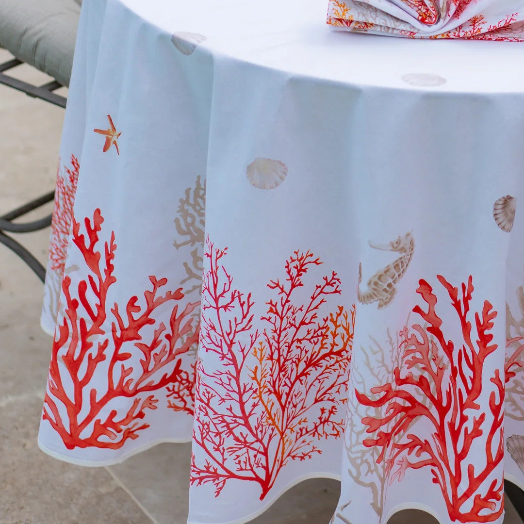 Lagon Corail - Rund provenceduk Ø 180, närbild