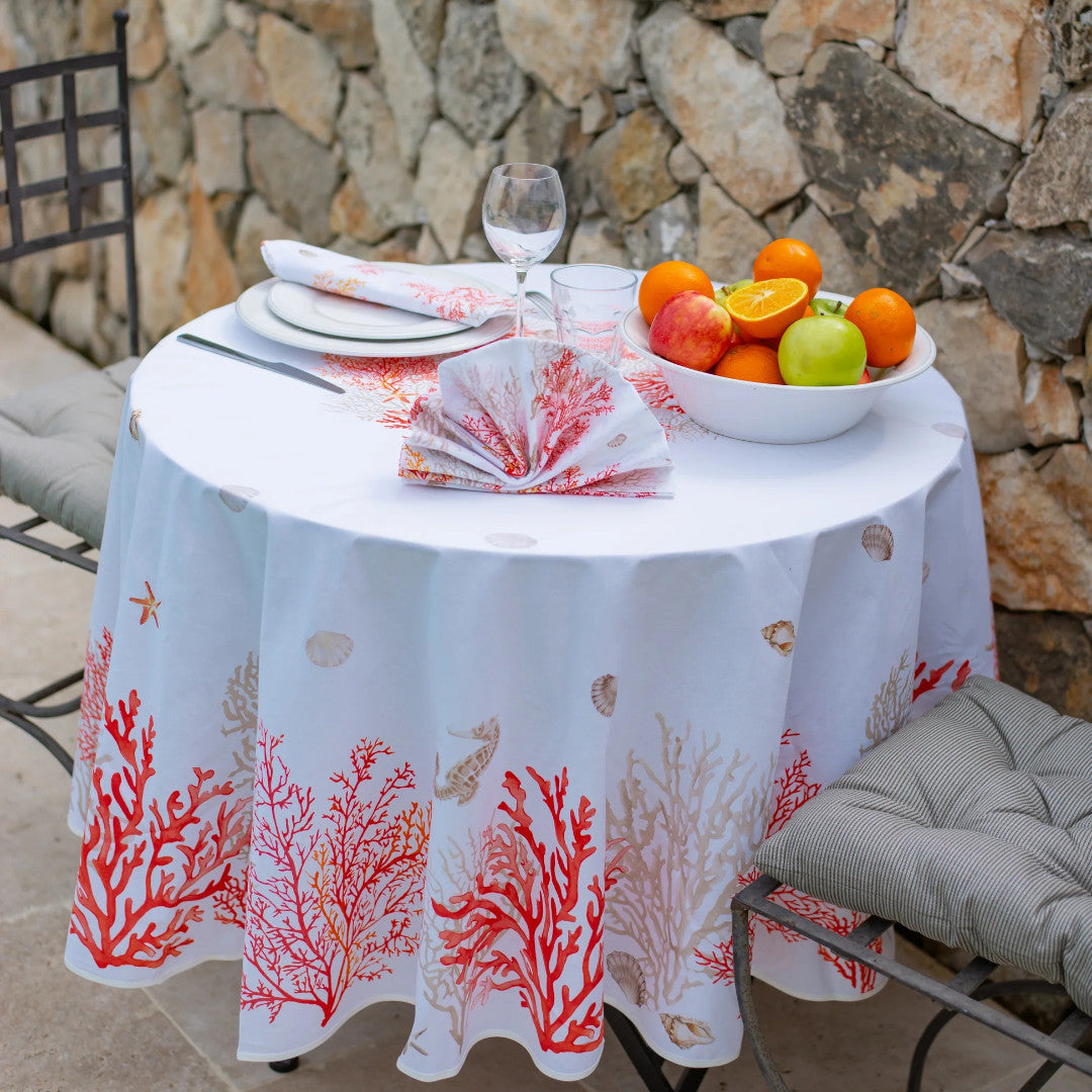 Lagon Corail - Rund provenceduk Ø 180