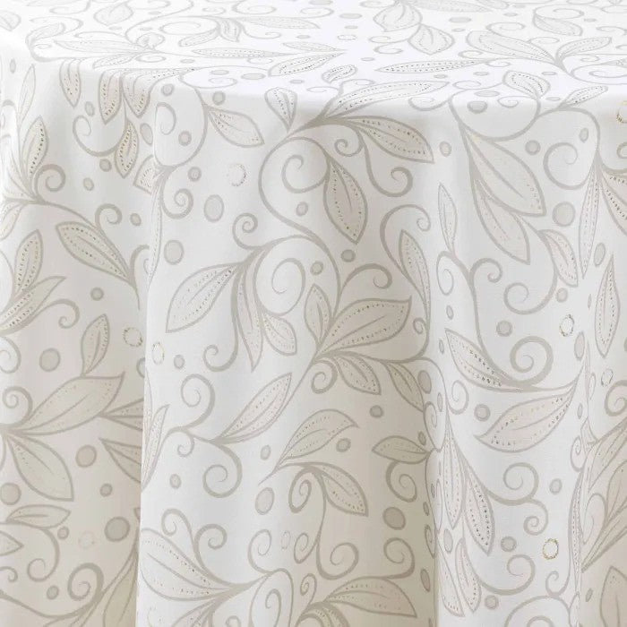 Leya Ø 180 cm, rund duk med fläckavvisande behandling, närbild