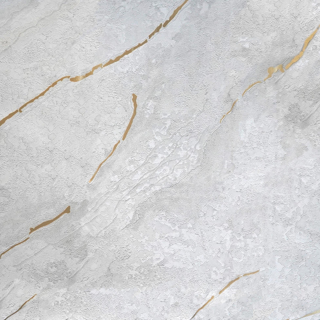 Lustral Metallic – Elegant vaxduk med marmorstruktur och guldådror, mönster