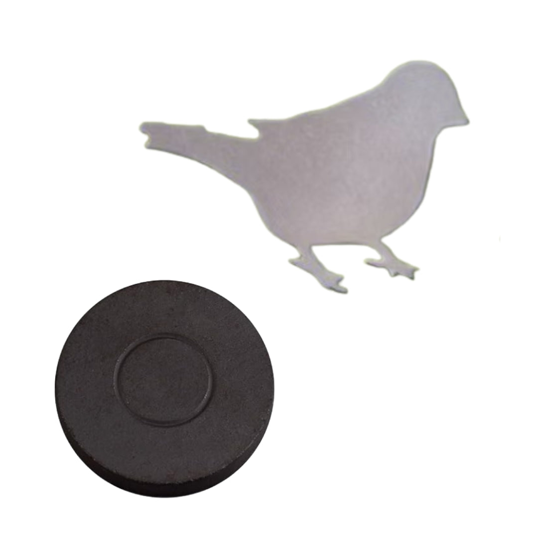 Magnetiska duktyngder – Fåglar & Fjäder – Set med 4 st. – magnet