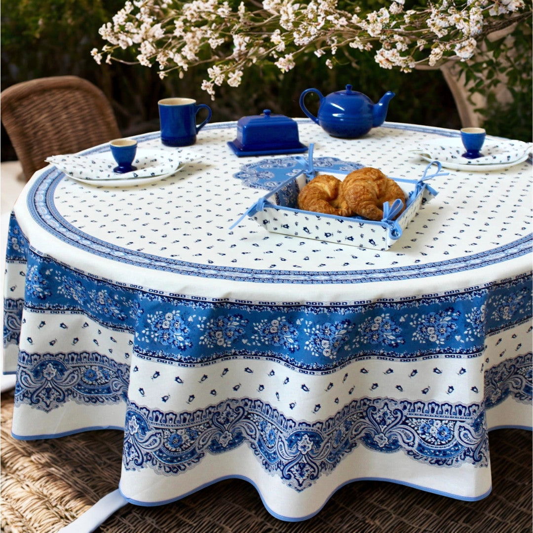 Marat d´Avignon Tradition Blå - Rund provenceduk Ø 180