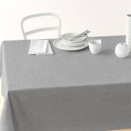 Nordfavn Dean Duvgrå – Enfärgad textilvaxduk i linnelook