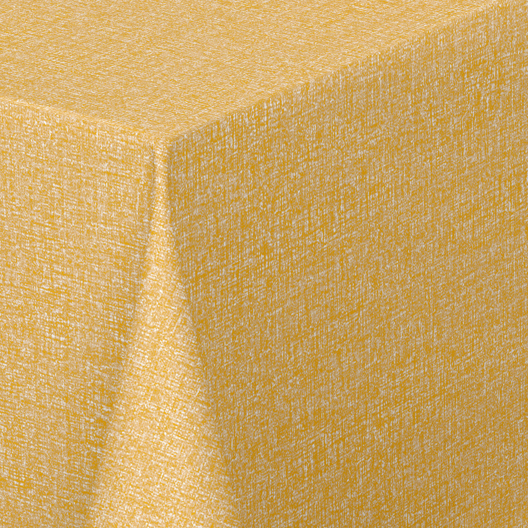 Nordfavn Fine Weave Mustard – Slät vaxduk med diskret textilkänsla hörn