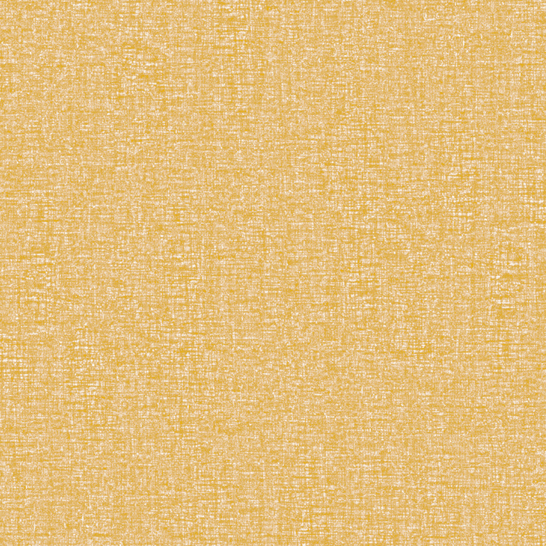 Nordfavn Fine Weave Mustard – Slät vaxduk med diskret textilkänsla mönster