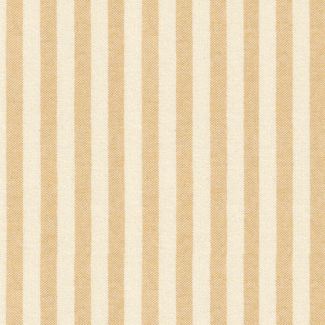 Nordfavn Ibiza Dämpad Ockra – Textilvaxduk med tvärrandigt mönster i linnelook