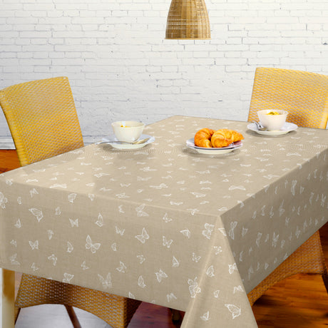Nordfavn Mariposas Beige – Vaxduk med fjärilar, miljö