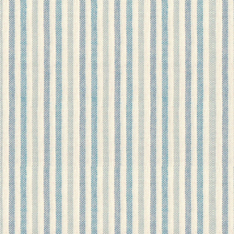 Nordfavn Pitiusa Havsblå – Textilvaxduk med små tvärränder