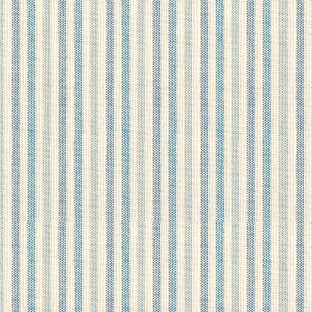 Nordfavn Pitiusa Havsblå – Textilvaxduk med små tvärränder