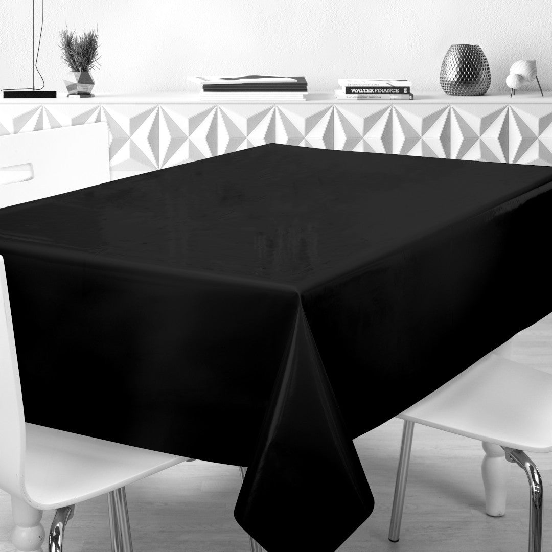 Nordfavn Uni Pirate Black - Enfärgad halvblank vaxduk, miljö