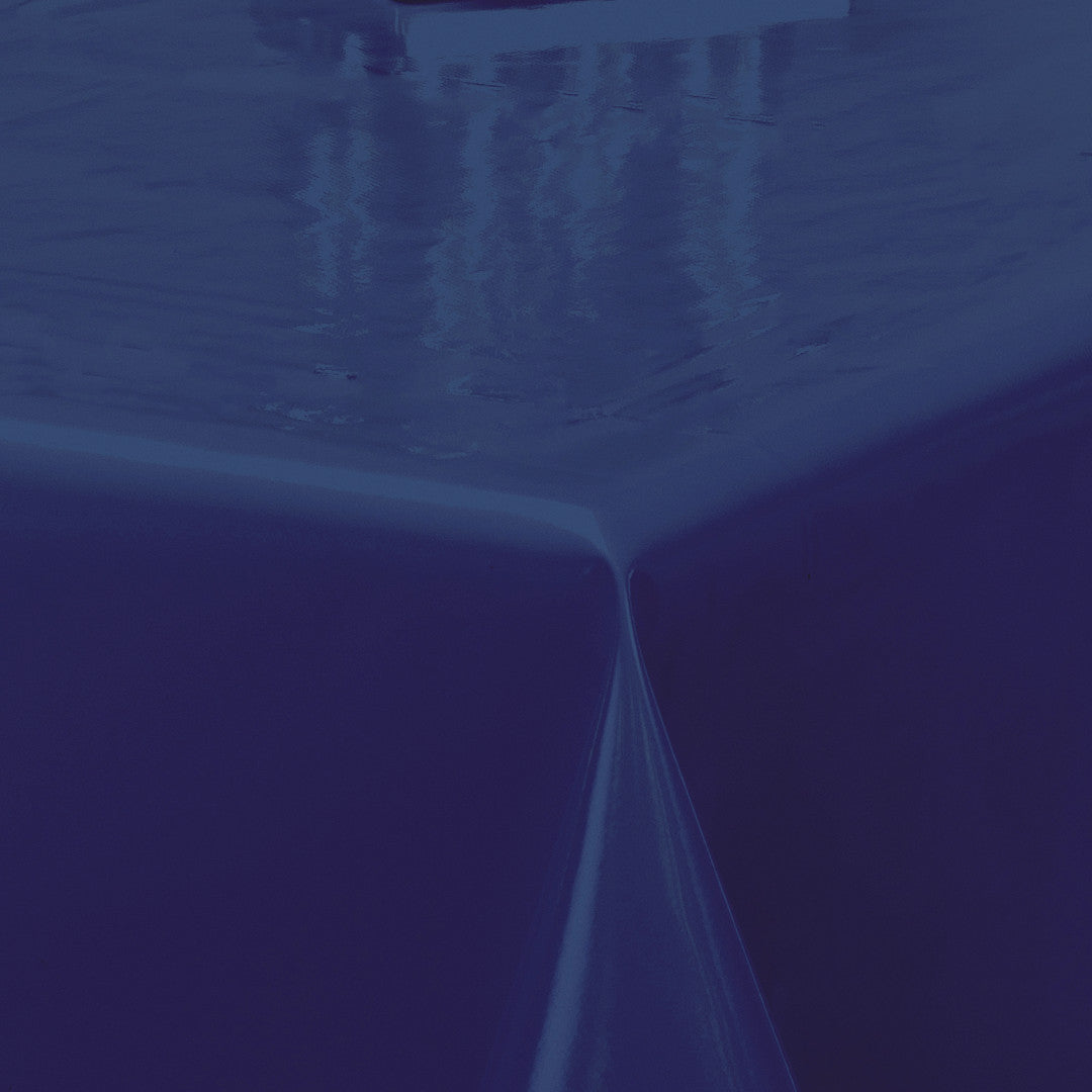 Nordfavn Uni Sailor Blå - Enfärgad halvblank vaxduk, hörn