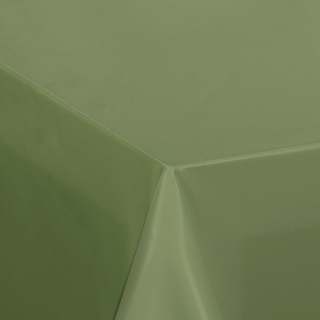 Nordfavn Uni Skogsgrön - Enfärgad halvblank vaxduk, hörn
