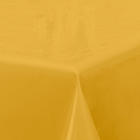 Nordfavn Uni Varm Gul - Enfärgad halvblank vaxduk, hörn