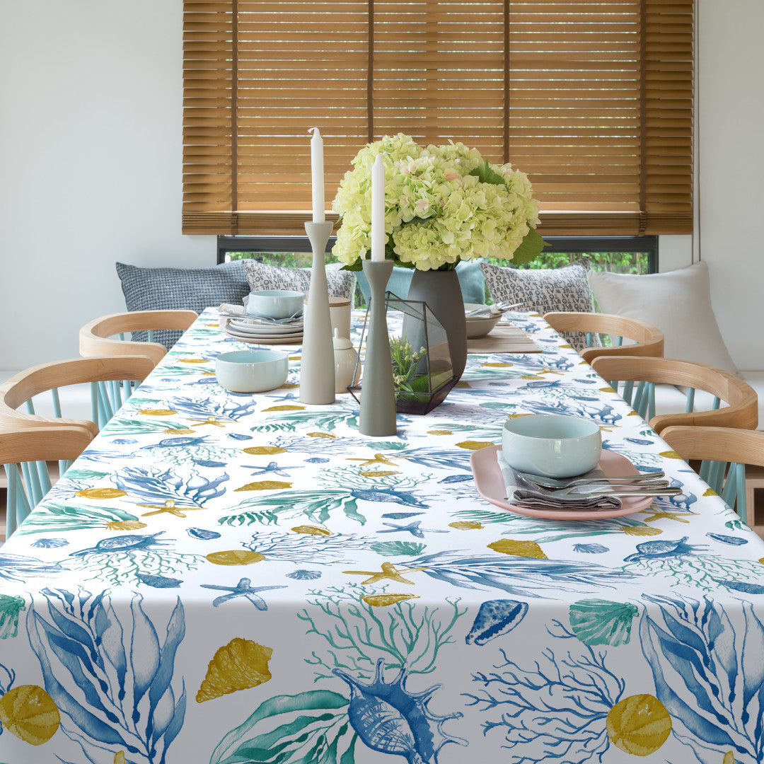 Odeta - Extra kraftig vaxduk med marint mönster, miljö