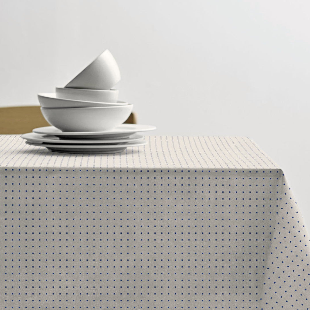 Petit Royal Blue - Södahl textilvaxduk i 100% bomull med glidskydd