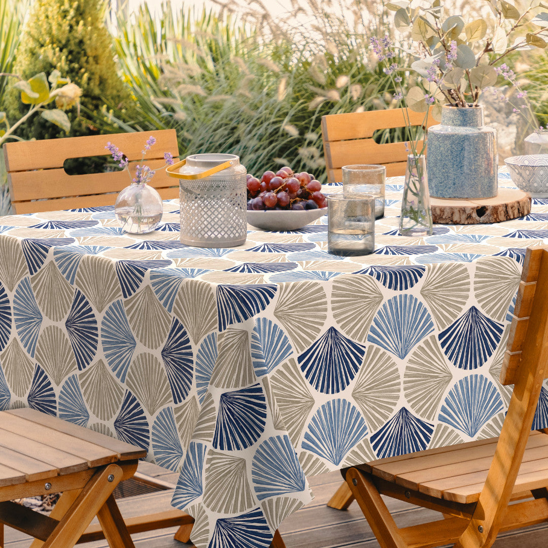 Seashells – Extra kraftig vaxduk med snäckmönster, miljö