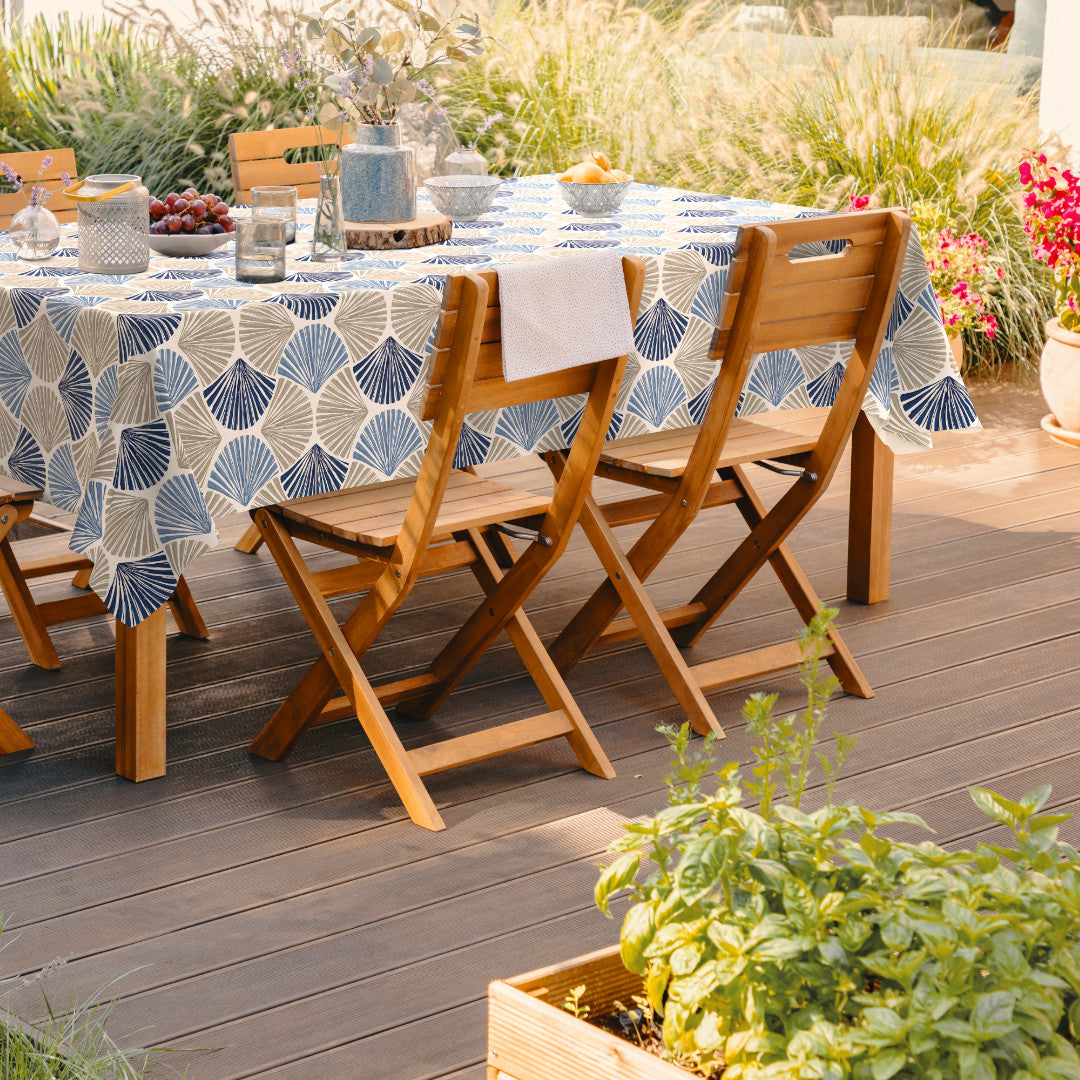 Seashells – Extra kraftig vaxduk med snäckmönster, miljö 1