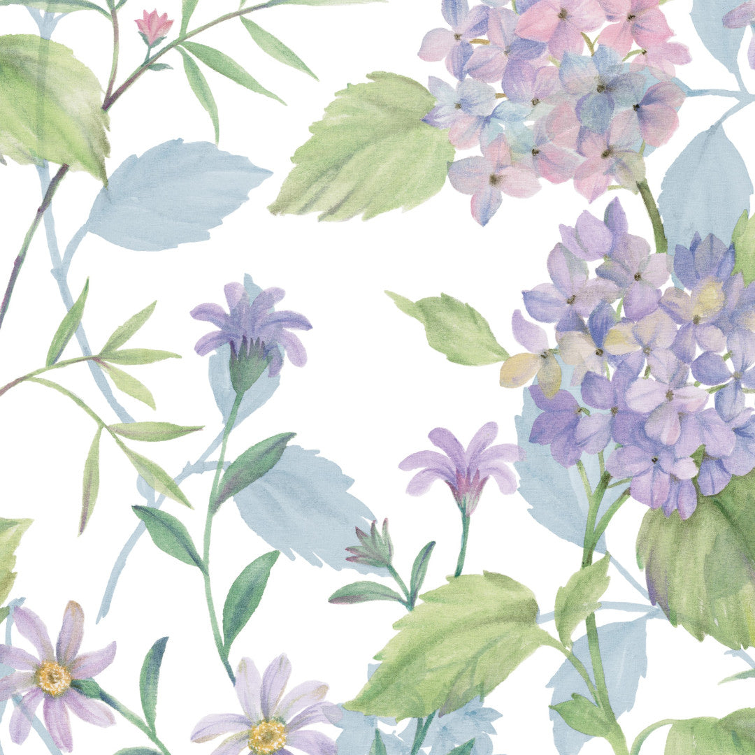 Sommerflor Syren – Vaxduk med lätta blommor i lila nyanser