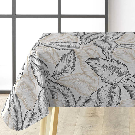 Textilia Glitter Arbena - Vaxduk med stora handtecknade blad, hörn