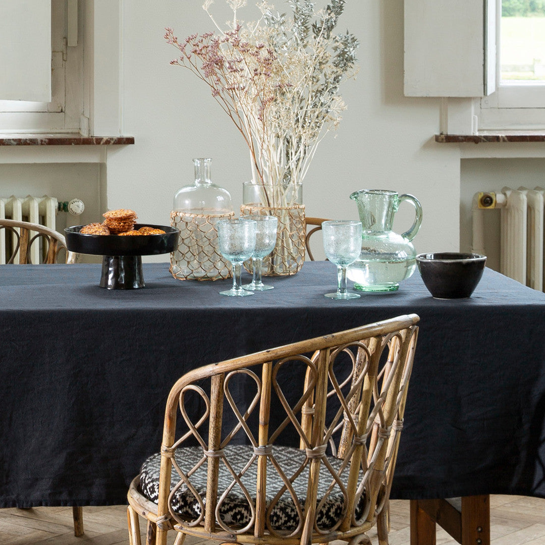 WOW Linneduk, Essence Midnight – 150 x 300 cm, miljö